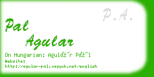 pal agular business card